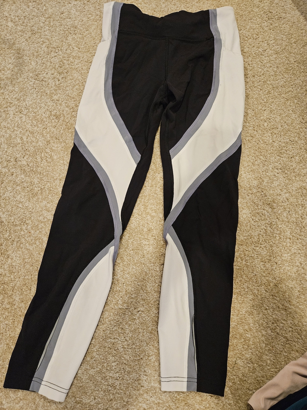 Lululemon Black and White Performance Leggings